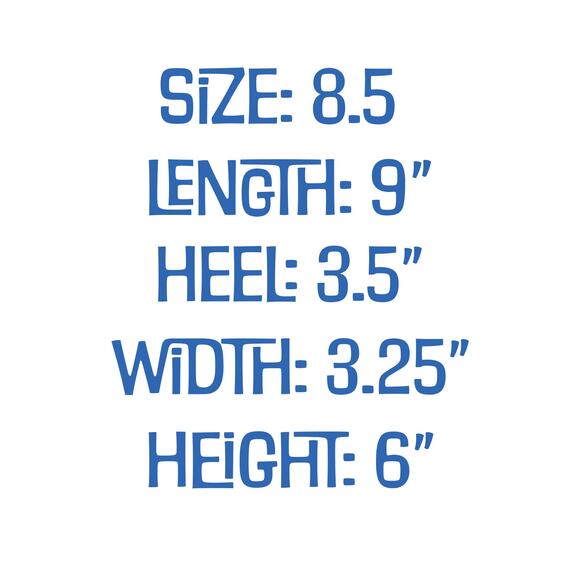 Black Chunky Velvet Sandals BP Size 8.5 - Picture 7 of 7